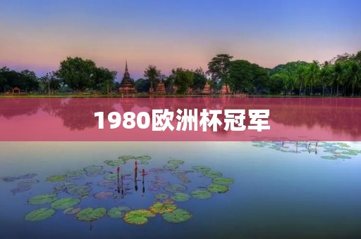 1980欧洲杯冠军：德国队的历史性夺冠之路
