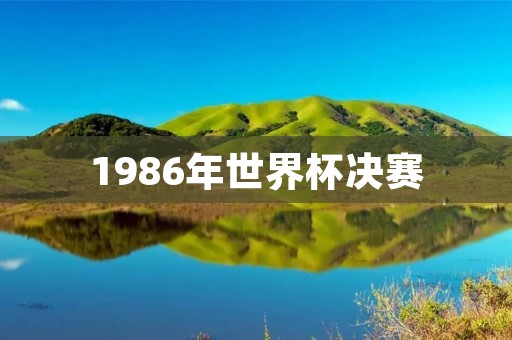 1986年世界杯决赛：马拉多纳的辉煌时刻