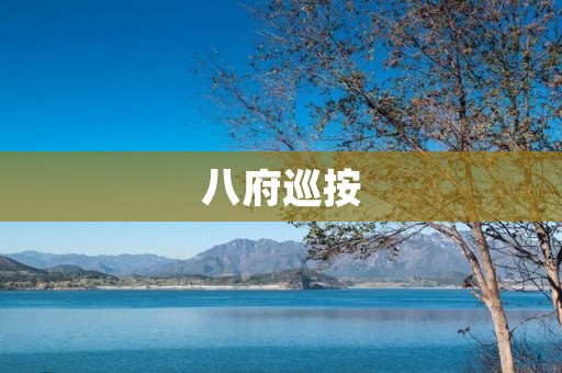 八府巡按：清代官员的巡视制度