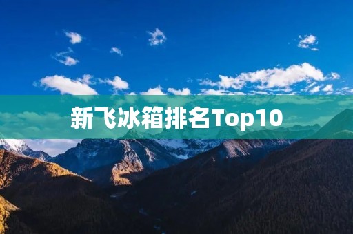 新飞冰箱排名Top10 新飞冰箱排名Top10