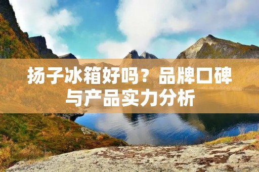 扬子冰箱好吗?品牌口碑与产品实力分析 扬子冰箱好吗?品牌口碑与产品实力分析