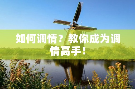 如何调情?教你成为调情高手! 如何调情?教你成为调情高手!