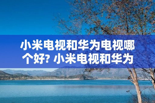 小米电视和华为电视哪个好? 小米电视和华为电视哪个性能更好