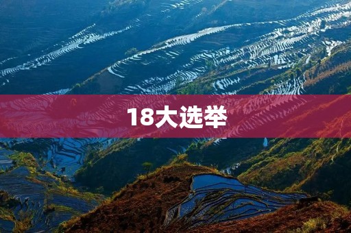 18大选举:中国政治历史上的重要时刻 18大选举:中国政治历史上的重要时刻