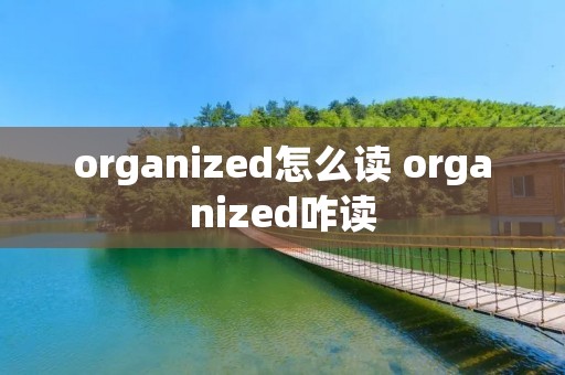 organized怎么读 organized咋读