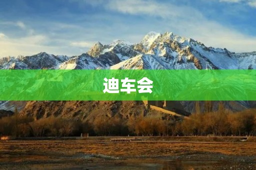 迪车会：打造汽车文化交流平台
