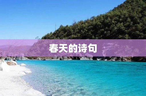 春天的诗句
