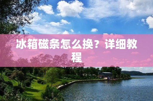 冰箱磁条怎么换？详细教程