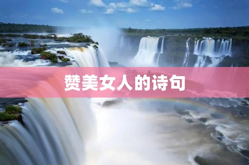 赞美女人的诗句