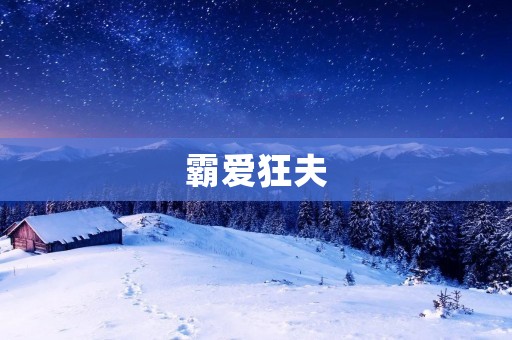 霸爱狂夫：腹黑总裁的专属宠爱