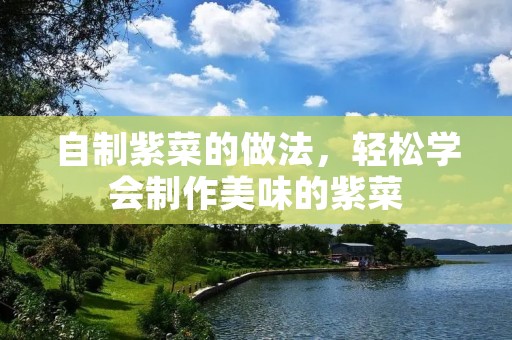 自制紫菜的做法,轻松学会制作美味的紫菜 自制紫菜的做法,轻松学会制作美味的紫菜