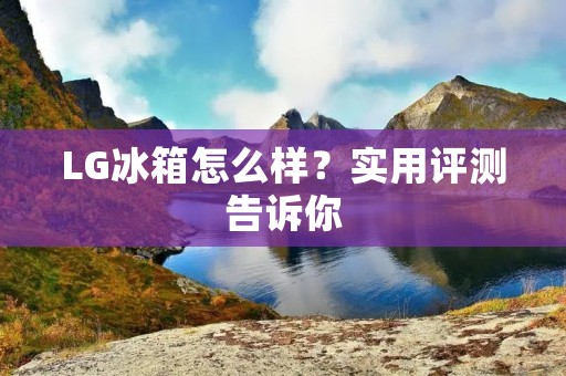 LG冰箱怎么样?实用评测告诉你 LG冰箱怎么样?实用评测告诉你