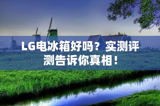 LG电冰箱好吗？实测评测告诉你真相！