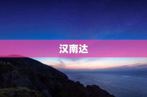 汉南达：中国制造业的杰出代表