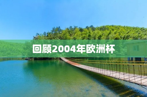 回顾2004年欧洲杯：C罗的初登场