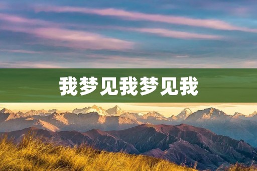 我梦见我梦见我：梦境中的重复与奇幻