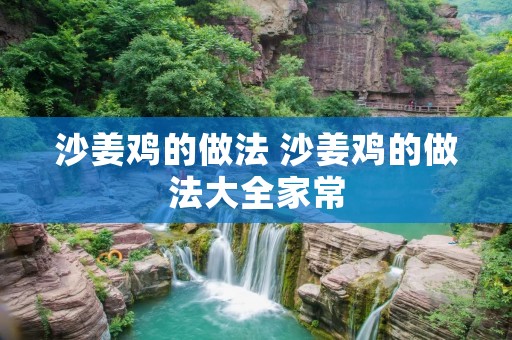 沙姜鸡的做法 沙姜鸡的做法大全家常