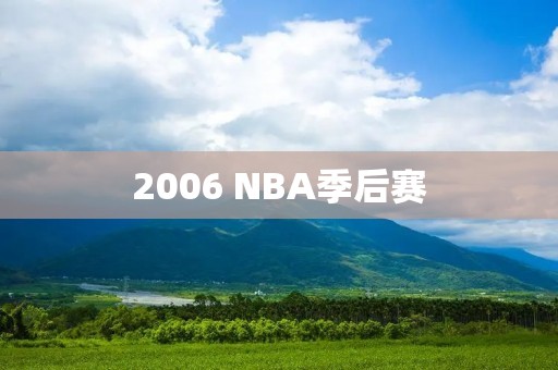 2006 NBA季后赛:热火夺冠,沃德与韦德的传奇之路 2006 NBA季后赛:热火夺冠,沃德与韦德的传奇之路