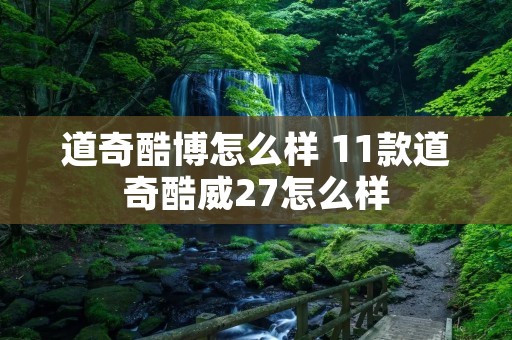 道奇酷博怎么样 11款道奇酷威27怎么样 道奇酷博怎么样 11款道奇酷威27怎么样