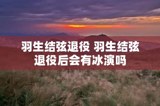 羽生结弦退役 羽生结弦退役后会有冰演吗 羽生结弦退役 羽生结弦退役后会有冰演吗