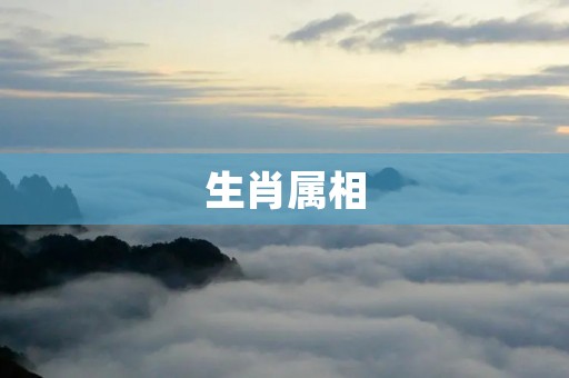 生肖属相:安然无恙是什么生肖?