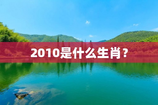 2010是什么生肖?