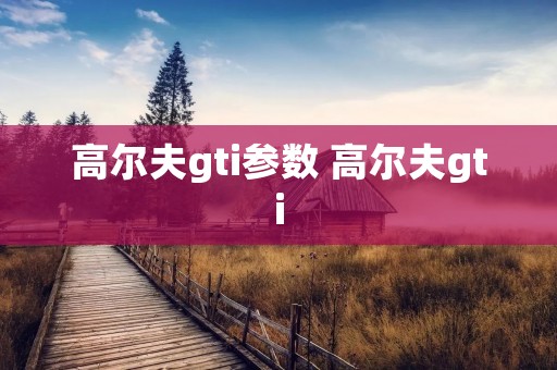 高尔夫gti参数 高尔夫gti
