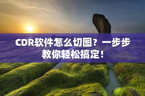 CDR软件怎么切图?一步步教你轻松搞定! CDR软件怎么切图?一步步教你轻松搞定!