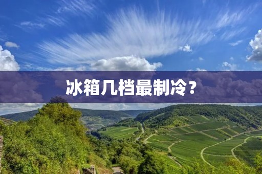 冰箱几档最制冷？