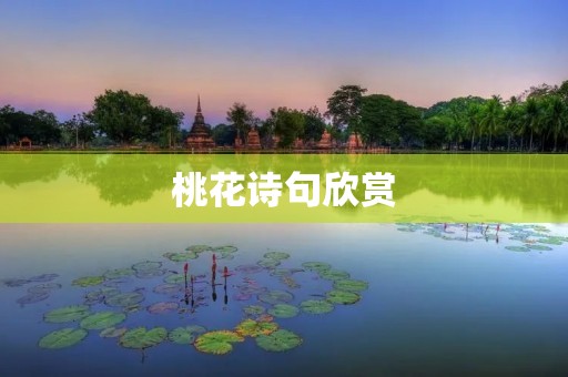桃花诗句欣赏