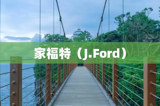 家福特（J.Ford）：中国汽车行业的领导者