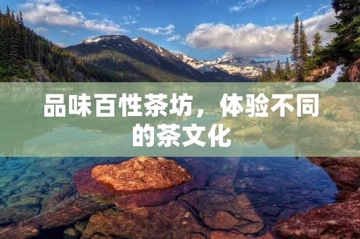 品味百性茶坊,体验不同的茶文化 品味百性茶坊,体验不同的茶文化