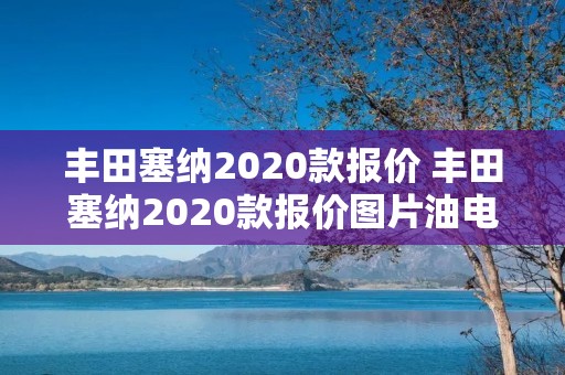 丰田塞纳2020款报价 丰田塞纳2020款报价图片油电混合