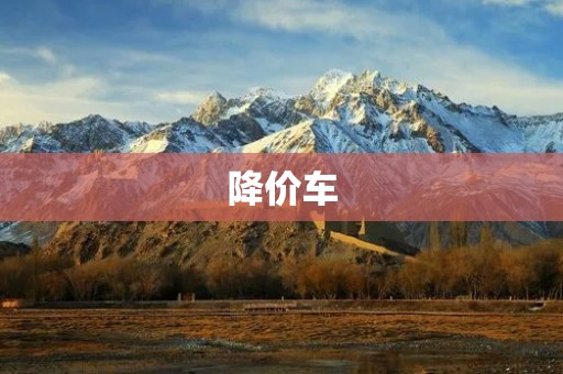降价车:买车必看,省钱攻略 降价车:买车必看,省钱攻略