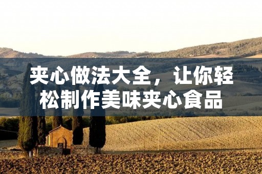 夹心做法大全,让你轻松制作美味夹心食品 夹心做法大全,让你轻松制作美味夹心食品