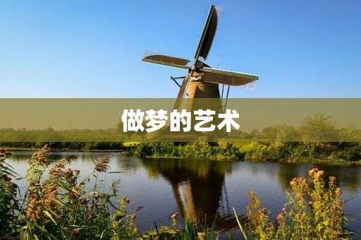 做梦的艺术:如何探索梦境世界 做梦的艺术:如何探索梦境世界