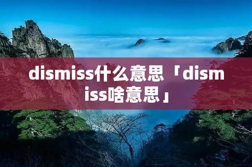 di**iss什么意思「di**iss啥意思」 di**iss什么意思「di**iss啥意思」