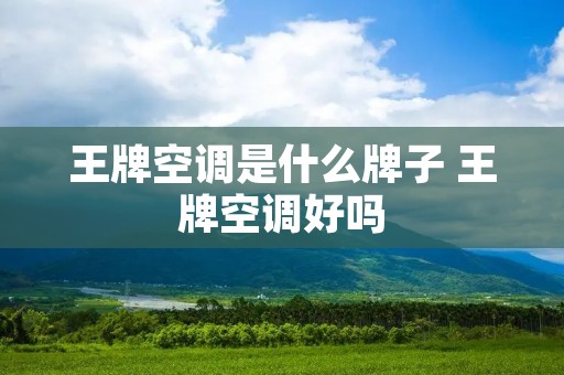 王牌空调是什么牌子 王牌空调好吗