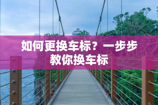 如何更换车标?一步步教你换车标 如何更换车标?一步步教你换车标