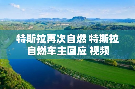 特斯拉再次自燃 特斯拉自燃车主回应 视频