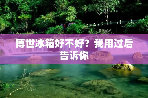 博世冰箱好不好?我用过后告诉你 博世冰箱好不好?我用过后告诉你