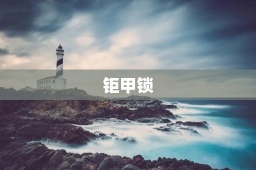 钜甲锁：保护你的财产安全