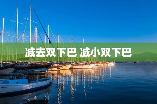 减去双下巴 减小双下巴