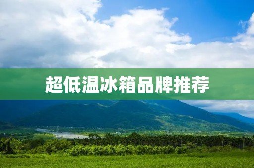 超低温冰箱品牌推荐：这些品牌值得信赖