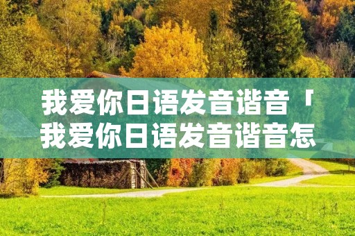 我爱你日语发音谐音「我爱你日语发音谐音怎么读」