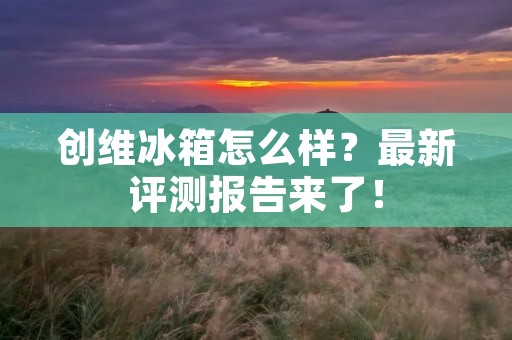 创维冰箱怎么样？最新评测报告来了！