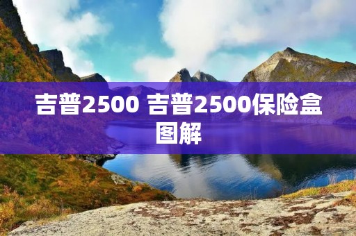 吉普2500 吉普2500保险盒图解