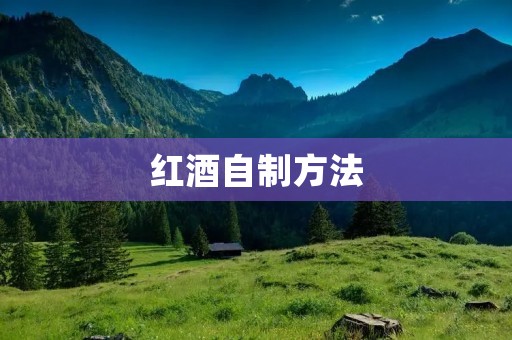 红酒自制方法:从选材到酿制全攻略 红酒自制方法:从选材到酿制全攻略