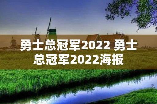 勇士总冠军2022 勇士总冠军2022海报