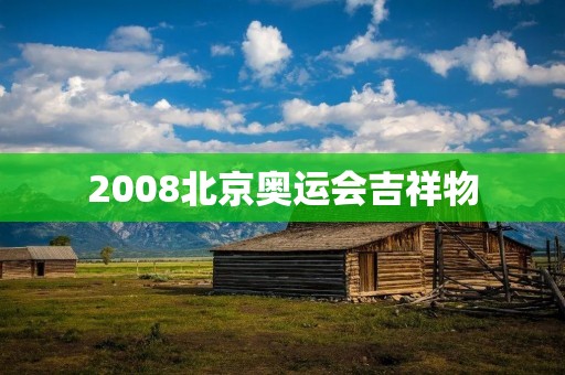 2008北京奥运会吉祥物：福娃的故事